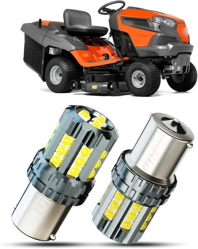 Compatible for Husqvarna Troy-Bilt Yard Machines Mower Tractor Fog Lights, 1156 BA15S Led Light Bulbs Work Lights Interior Bulb, Super Bright White, 2-Pack in Saudi Arabia