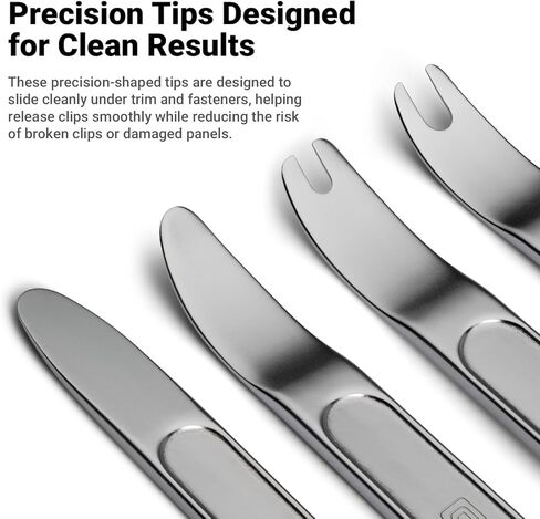 Capri Tools Auto Trim Removal Tool Set, Chrome Vanadium Steel for Extra Leverage in Kuwait