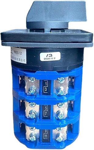690V 125A Three Poles LW26-125/3 Multi Position Panel Mounting Cam Changeover Rotary Switch Silver Contact LW28 YMW26(1-2-3) in Kuwait