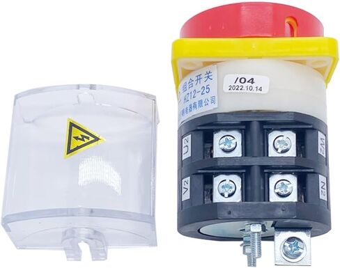 HZ12-25/04 Power Control 25A Two Position 2 Levels with Plastic Cover Padlock Motor Isolator Rotary Cam Switch in Kuwait