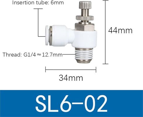 Cylinder Throttle Valve SL4-M5 SL4-01 SL6-01 SL8-01(SL6-02) in Saudi Arabia