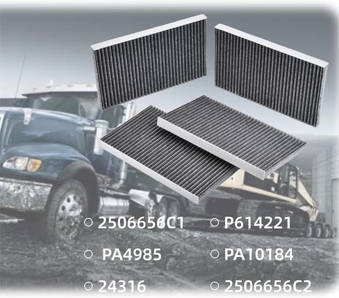 4PCS AF26430 Cabin Air Filter Compatible with International ProStar WorkStar TranStar Durastar LoneStar Paystar Trucks Replaces 2506656C1 2506656C2 P614221 PA4985 PA10184 24316 in Kuwait