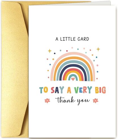 Goroar Cute Thank You Card for Women Men, Appreciation Gifts for Teacher Boss Friend Mom Dad in Saudi Arabia