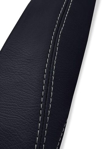 Seat Armrest Cover PVC Leather Compatible with Chrysler Pacifica 2017-2020 Black Gray Stitch in Saudi Arabia