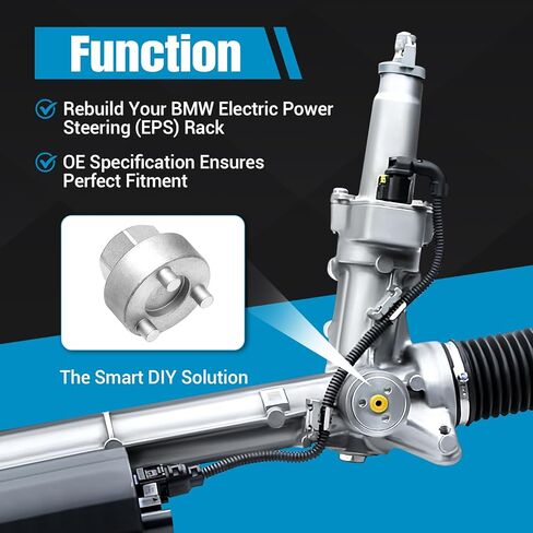 Car Steering Rack Repair Kit, Steering Rack Repair Tool Direction Machine Removal with 24mm Hex Head Thrust Piece Tool Compatible with 2010-2019 BMW Series 1 2 3 4, Replaces OE 32106891974 in Kuwait