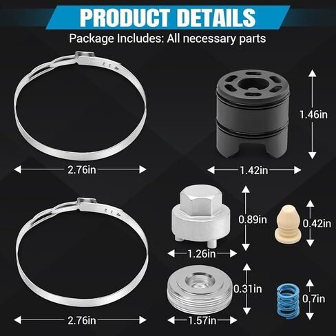 Car Steering Rack Repair Kit, Steering Rack Repair Tool Direction Machine Removal with 24mm Hex Head Thrust Piece Tool Compatible with 2010-2019 BMW Series 1 2 3 4, Replaces OE 32106891974 in Kuwait