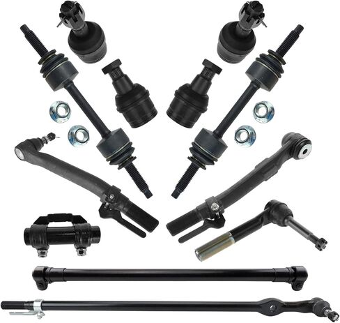 TRQ Front Steering & Suspension Kit Compatible with 2011-2016 Ford F-250 Super Duty F-350 Super Duty in Saudi Arabia