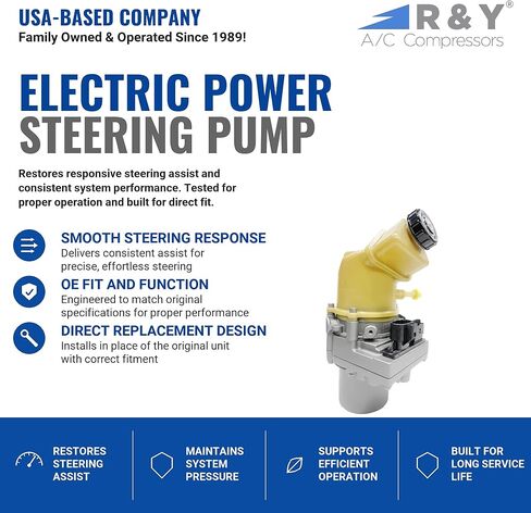 RYC Automotive Electric Power Steering Pump AD-0130E (Fits Nissan Maxima 3.5L 2016, 2017, 2018, 2019, 2020, 2021, 2022, 2023) in Kuwait