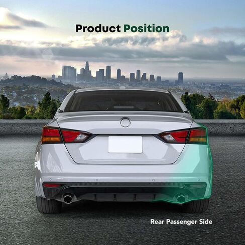 غطاء ممتص الصدمات الجانبي الأيمن للراكب الخلفي من YHTAUTO متوافق مع Toyota Camry 2007 2008 2009 2010 2011 سيدان، دعامة ممتصة للصدمات بلاستيكية in Kuwait