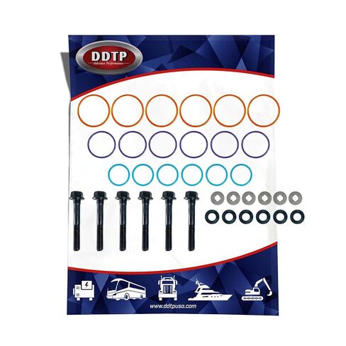 Injector Seals & Washer Kit with Bolt for Detroit Diesel 14L for 6 injectors (23537111) in Saudi Arabia