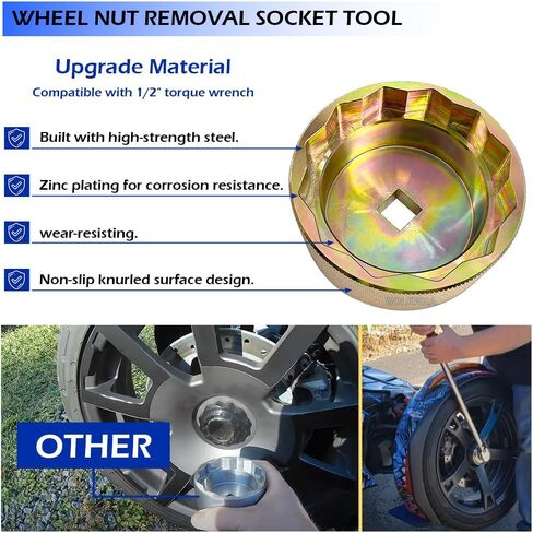 Wheel Nut Removal Socket Tool & Can-Am Ryker Rally 600 900 ACE Wheel Nut/Safety Clip/Tapered Spacer Set 705402730 529036457 in Kuwait
