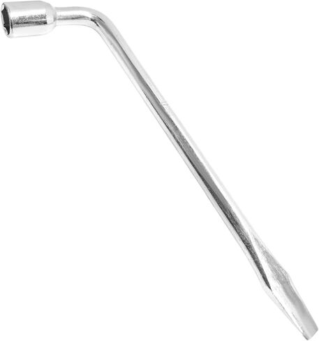 19mm Car Spare Tire Lug Wrench, Heavy Duty L-Type Wrench Tool with Hexagon Slotted End Socket, Universal Spare Tire Replacement Tool for Most Vehicles, Car Accessories in Saudi Arabia
