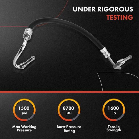 A-Premium Power Steering Hose Pressure Line Hose Assembly Compatible with Dodge Durango 1999 Dakota 1992-1999 V6 3.9L 4WD in Kuwait