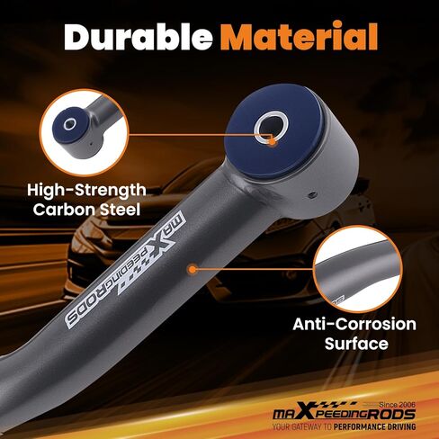 maXpeedingrods Fixed Lower Control Arms for Jeep Cherokee XJ Wrangler TJ LJ Comanche MJ w/3-4.5" Lift, Poly Bushing with Zerk Fittings in Kuwait