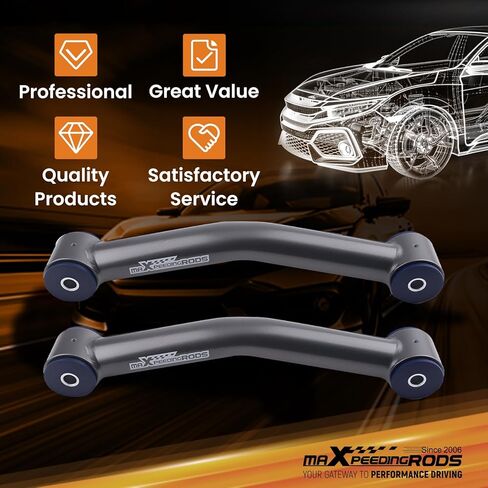 maXpeedingrods Fixed Lower Control Arms for Jeep Cherokee XJ Wrangler TJ LJ Comanche MJ w/3-4.5" Lift, Poly Bushing with Zerk Fittings in Kuwait