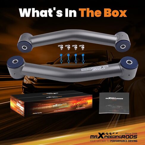 maXpeedingrods Fixed Lower Control Arms for Jeep Cherokee XJ Wrangler TJ LJ Comanche MJ w/3-4.5" Lift, Poly Bushing with Zerk Fittings in Kuwait