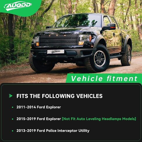 AUQDD 10Pc Front End Suspension Kit Fit For 2011-2019 Fo-rd Explorer, 2 Lower Control Arm w/Ball Joint 2 Sway Bar Link 4 Inner Outer Tie Rod End (# K622215 K622216 K750616 EV800893 ES800952) in Kuwait