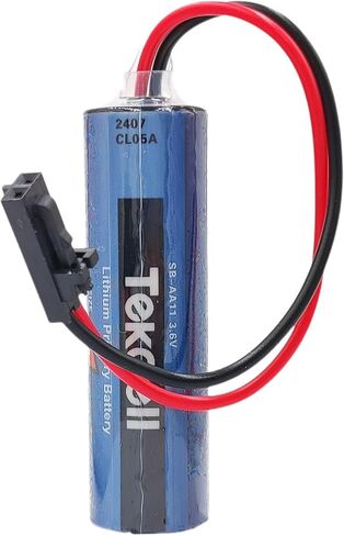 SB-AA11 Lithium Battery 3.6V 2400mAh with Black Plug for Doosan ATC CNC Machine Tool Battery, Non-Rechargeable in Kuwait