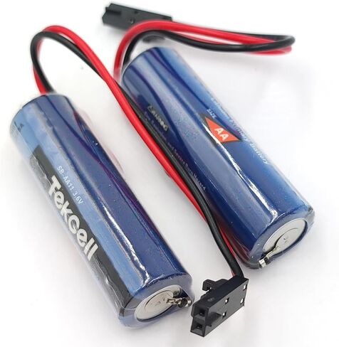 SB-AA11 Lithium Battery 3.6V 2400mAh with Black Plug for Doosan ATC CNC Machine Tool Battery, Non-Rechargeable in Kuwait