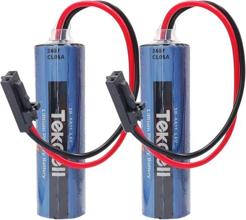 SB-AA11 Lithium Battery 3.6V 2400mAh with Black Plug for Doosan ATC CNC Machine Tool Battery, Non-Rechargeable in Kuwait