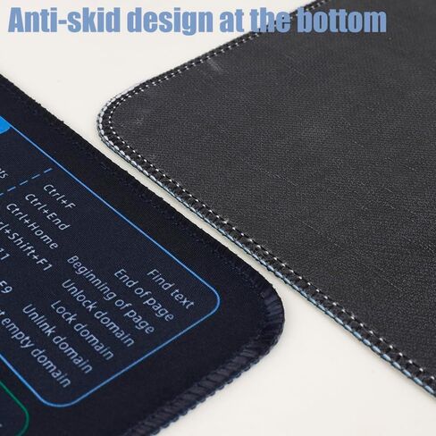 1Pcs Creative Computer Shortcut Key Tip Mouse Pad Word Excel Operating Easy Access to Office Tools Non-Slip Rubber Mouse Pad 21x26x0.2cm in Kuwait