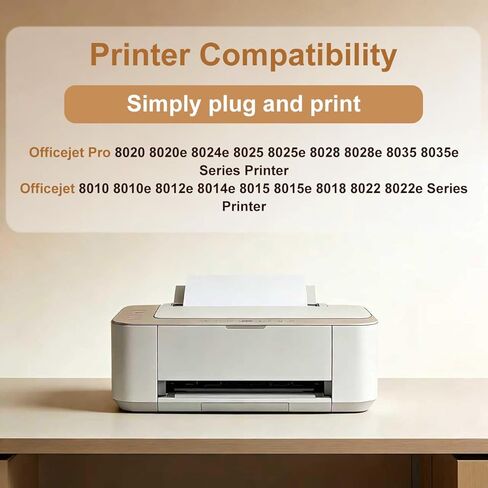 خراطيش حبر سوداء 910XL متوافقة مع حزمة التحرير والسرد HP 910 Black Ink Combo Pack التي تعمل مع طابعة OfficeJet Pro 8020 8025 8035 8015e 8028e 8010 8010e 8022 8022e عالية الإنتاجية، محدثة بشريحة V19.7.1 (عبوتان) in Kuwait