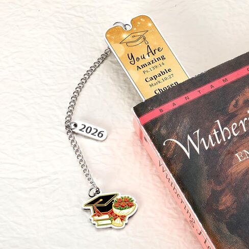 2026 Preschool Graduation Gifts for Boys Girls, Class of 2026 Goden Graduation Bookmark for Him Her, High School College Students Grad Gift, End of Year Student Gift from Teacher in Saudi Arabia