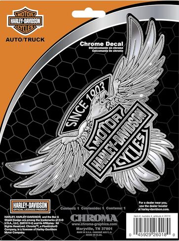Chroma 026018 Classic Emblem Decal, 1 Pack in Saudi Arabia