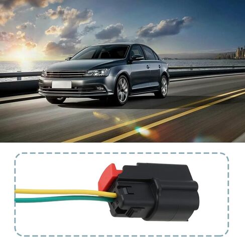 Cleaning Fluid Level Sensor 2 Pin Connector Cable 8U2Z-14S411-AAC 8U2Z14S411AAC Compatible with Ford Mustang Sport 2021-22 in Kuwait