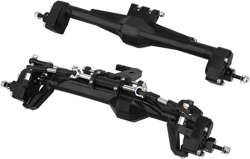 Nylon Front & Rear Portal Axle with Scale Hydraulic Ram for 1/10 RC Crawler Vanquish H10 Optic Capra UTB10 Upgrade in Saudi Arabia