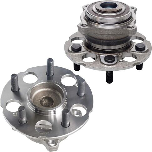 Autoround 512344 FWD Rear Wheel Bearing and Hub Assembly Compatible with Honda CR-V 2007-2011 Crosstour 2012-2015 Accord Crosstour 2010-2011, 5-Lug w/ABS, Set of 2 in Kuwait