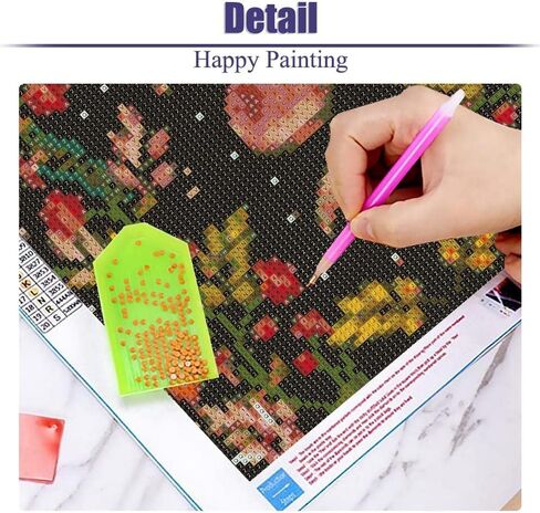 مجموعات الرسم الفني الماسي للبالغين، اليوم هو يوم جيد لقضاء يوم جيد، اقتباس ملهم 5D DIY طلاء حفر دائري مع نقاط ماسية، ديكور حائط منزلي 11.7 × 15.8 بوصة in Kuwait