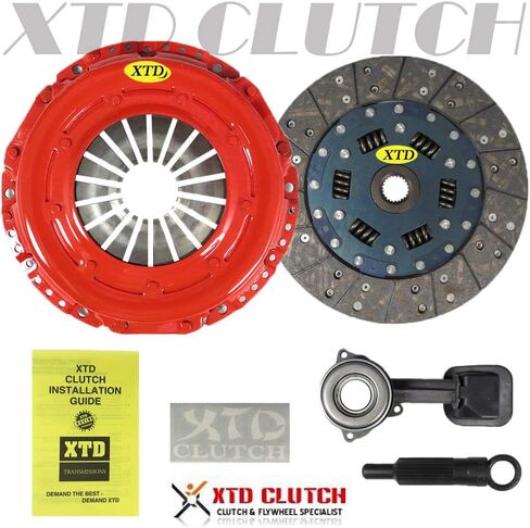 AMC STAGE 2 SMOOTH CLUTCH KIT compatible with 2000 2001 2002 2003 2004 FORD FOCUS S2, SE, ZTS, ZTW, ZX3, ZX5 2.0L DOHC W/SLAVE CYLINDER in Saudi Arabia