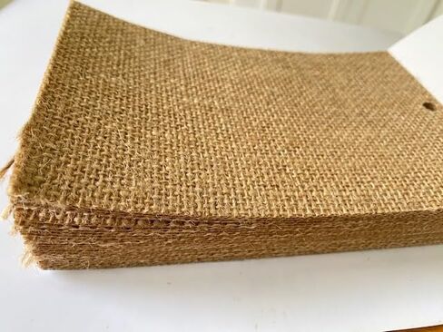 Show-Offs Burlap Texture Paper - 24 Sheets - 4.5 x 6.5 Inch in Saudi Arabia