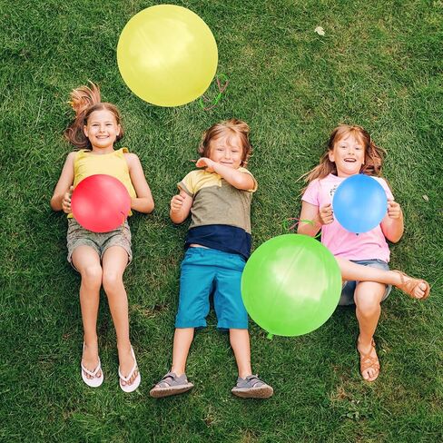 GOLF Punch Balloons,36Pcs Punching Balloon for Kids Heavy Duty Party Favors, Assorted Color Bounce Balloons with Colored Rubber Band Handle for Birthday,Wedding in Saudi Arabia