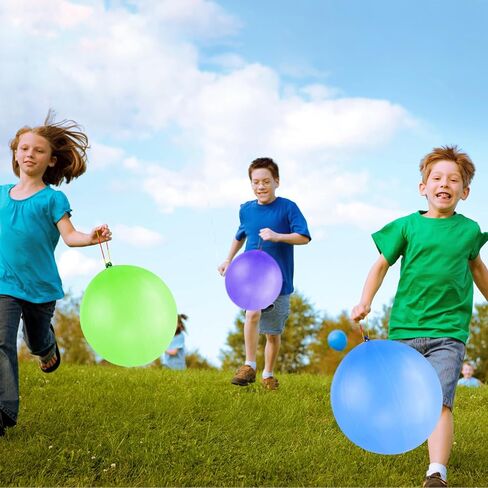 GOLF Punch Balloons,36Pcs Punching Balloon for Kids Heavy Duty Party Favors, Assorted Color Bounce Balloons with Colored Rubber Band Handle for Birthday,Wedding in Saudi Arabia