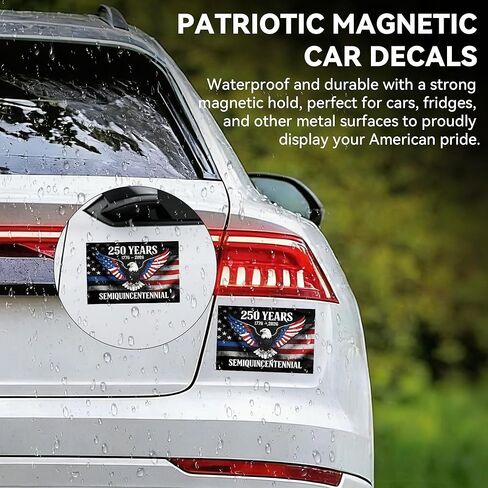 USA 250th Anniversary Merchandise Gift Set – 250 Anniversary USA Hat, 250th Socks, Anniversary Commemorative Coin & 250th Car Magnet – America 250 Merchandise Patriotic Souvenir in Saudi Arabia