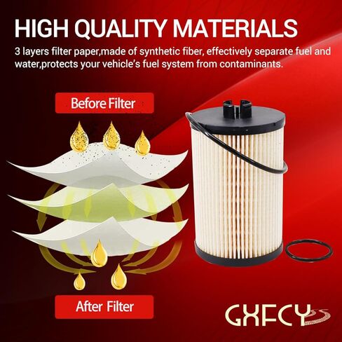 P550824 Fuel Filter Compatible with HC Trucks DT466E Fleetguard Maxx Force Engines Replace for FS19947 WF10149 1878042C91 1878042C92 1878042C93 KX392D PF7978 600149 33994 PFF5548 FS550824(Pack of 4) in Kuwait