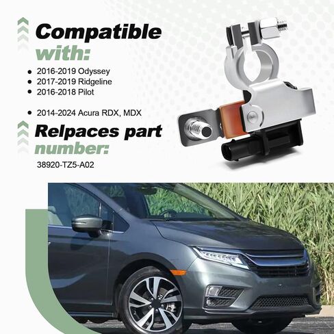 Battery Current Sensor Assembly Compatible with 2016-2019 Odyssey 2017-2019 Ridgeline 2016-2018 Pilot 2014-2024 Acura RDX MDX Replace 38920-TZ5-A02 in Saudi Arabia