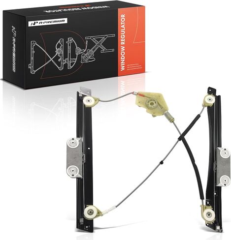 A-Premium Front Left Driver Side Electric Power Window Regulator Without Motor Compatible with Audi TT 2000-2006, TT Quattro 2000-2006 in Kuwait