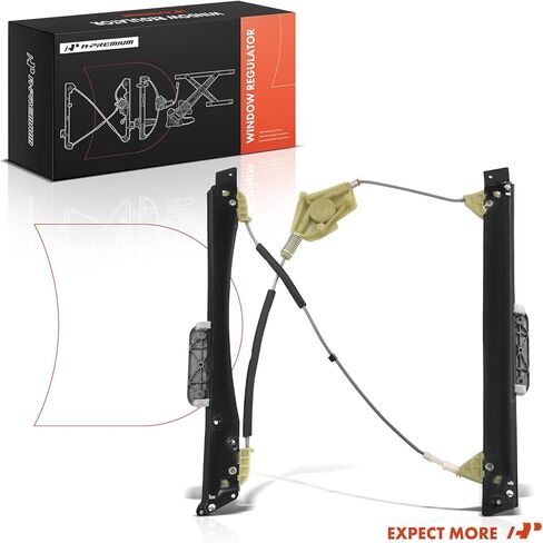 A-Premium Front Left Driver Side Electric Power Window Regulator Without Motor Compatible with Audi TT 2000-2006, TT Quattro 2000-2006 in Kuwait