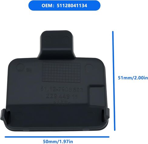 Car Rear Bumper Trailer Hook Cover 51128041134 Compatible with BMW E90 3 M Sport Series in Kuwait