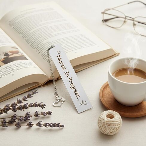 Nursing School Student Gifts for Women Future Nurse in Progress RN Gifts Nurses Week Graduation Gift Book Accessories Metal Bookmark Unique Birthday Christmas Nurse Appreciation Gift Ideas in Saudi Arabia