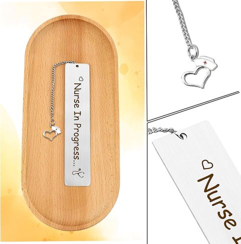 Nursing School Student Gifts for Women Future Nurse in Progress RN Gifts Nurses Week Graduation Gift Book Accessories Metal Bookmark Unique Birthday Christmas Nurse Appreciation Gift Ideas in Saudi Arabia