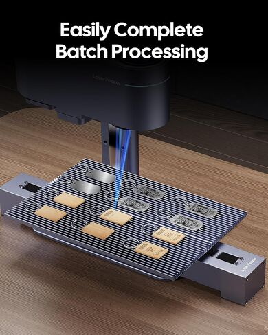 LaserPecker Slide Extension for LP2 Plus & LP4 & LP5 – Expands Engraving Area to 300×160mm – Pro Accessory for Batch Production, Phone Cases, Jewelry, Trophies & More in Saudi Arabia