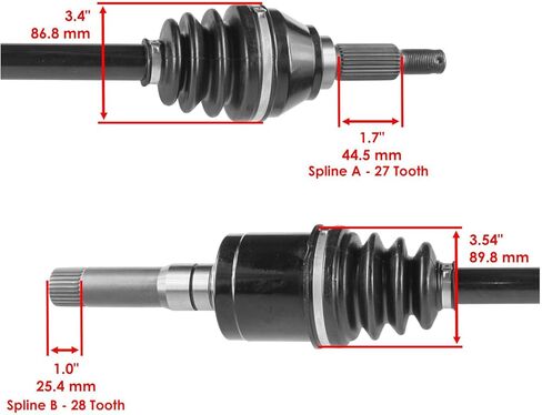 Generic Replacement Rear Left and Right CV Joint Axle for John Deere Gator XUV 620i 850D AM140523 in Kuwait