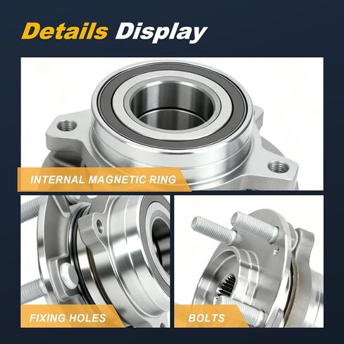 513420 Front or Rear Wheel Hub Bearing Assembly for Hyundai Elantra 2017-2025, Veloster 2019-2021, Kia Forte 2019-2024, NIRO 2017-2025, Rear AWD Kona 2018-2025, Kia Seltos 2021-2025 2 Pack in Saudi Arabia