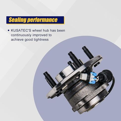 KUSATEC 512229 Rear Wheel Bearing Hub Assembly for 2005-2006 Chevrolet Equinox 2006 Pontiac Torrent 2002-2007 Saturn Vue, 5 Lug w/ABS in Kuwait