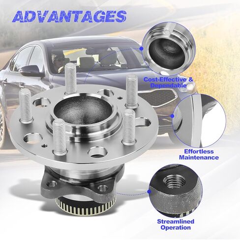 مجموعة محمل محور العجلة الخلفية متوافقة مع Hyundai Azera 2011-2017، Sonata 2010-2014، Tucson 2010-2015؛ كيا كادينزا 2014-2016، أوبتيما 2011-2015، روندو 2008-2012، سبورتاج 2011-2016 in Kuwait