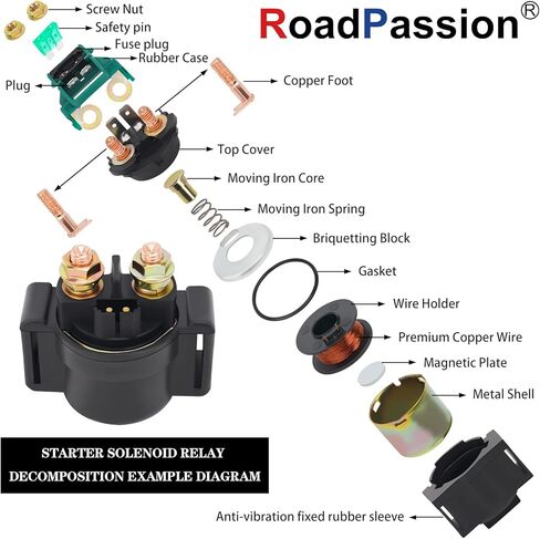 Road Passion 27010-1075 27010-1314 مرحل الملف اللولبي للمبتدئين متوافق مع Kawasaki KLT250 Prairie 250 1983-1985/ KLF110 Mojave 110E 1987-1988/ Ducati M400 2002 in Kuwait